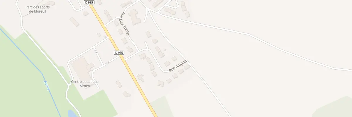 Plan du 11 Rue Aragon à Moreuil