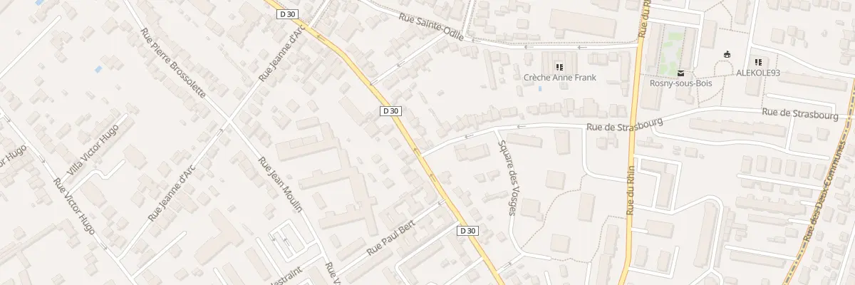 Plan du 105 Rue du Gen Leclerc à Rosny-sous-Bois