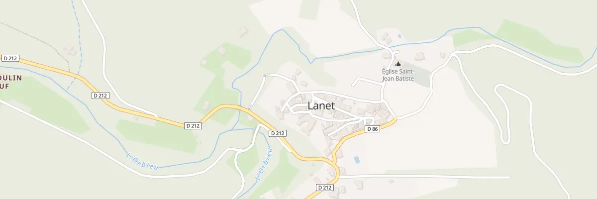 Plan du 1 Rle du Petit Pas à Lanet