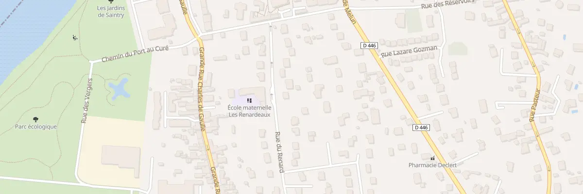Plan du 50 Rue du Renard à Saintry-sur-Seine