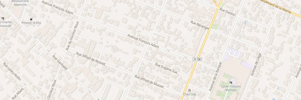 Plan du 40 Av François Adam à Saint-Maur-des-Fossés