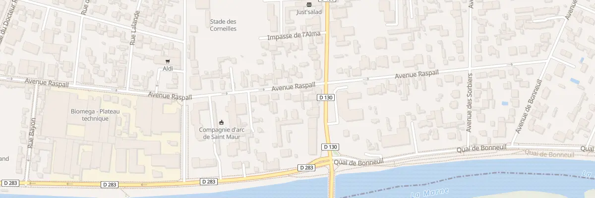Plan du 90 Av Raspail à Saint-Maur-des-Fossés