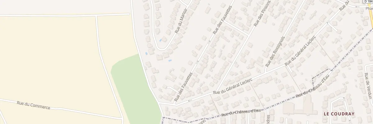 Plan du 26 Rue des Fauvettes à Puiseux-en-France