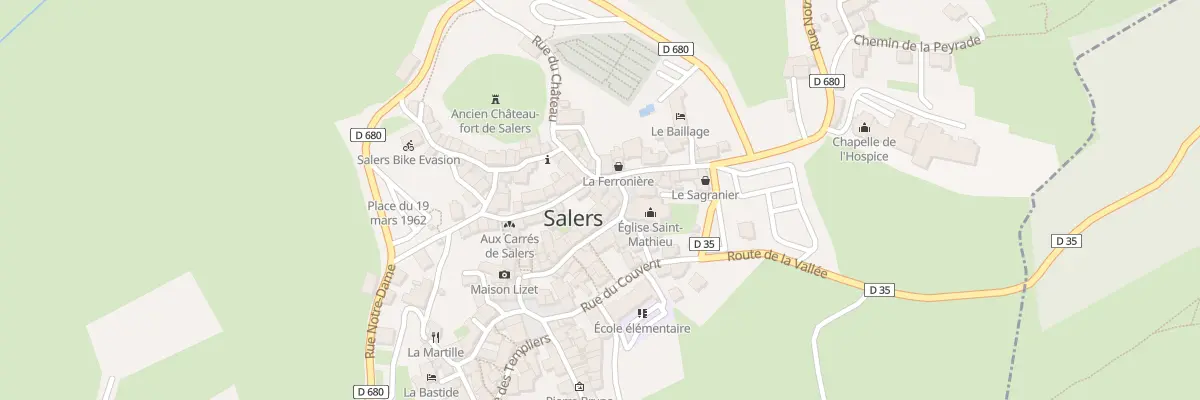 Plan du 5067 Le Bourg à Salers