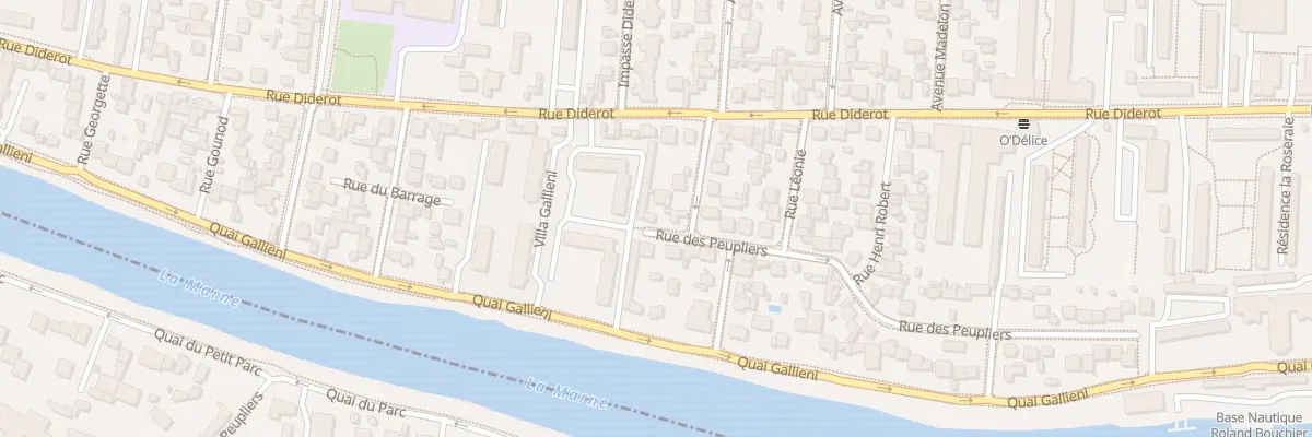 Plan du 1 Rue des Peupliers à Champigny-sur-Marne