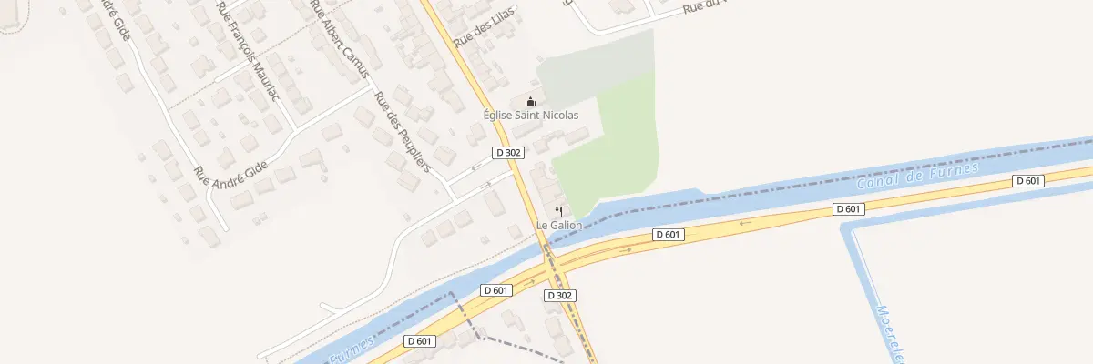 Plan du 8 Rue du Gen de Gaulle à Zuydcoote