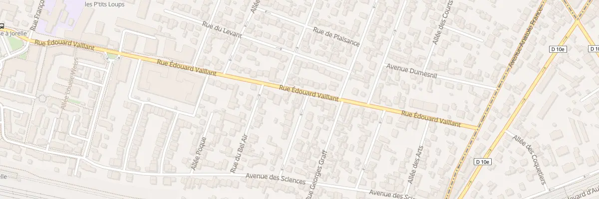 Plan du 200 Rue Édouard Vaillant à Saint-Ouen-sur-Seine
