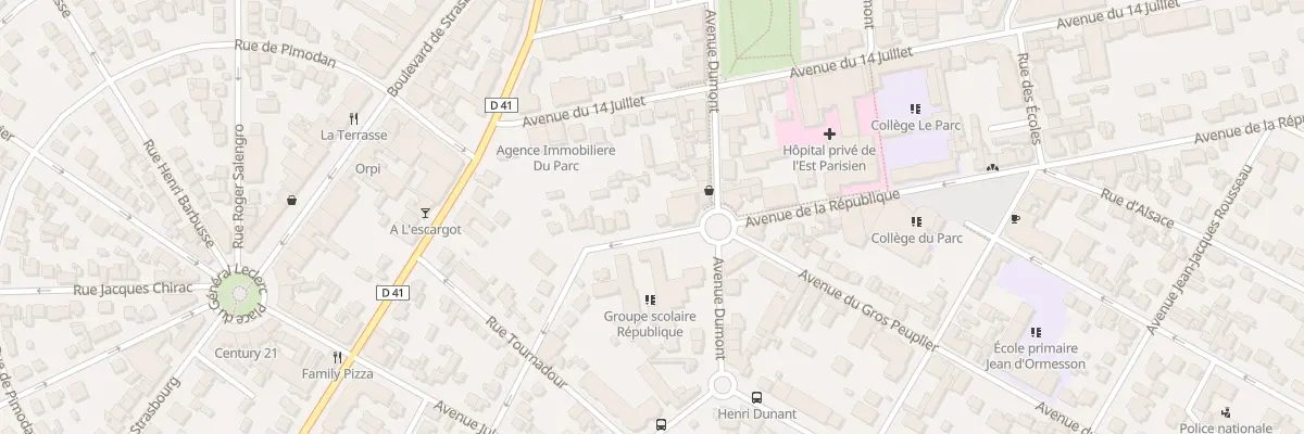 Plan du 9B Rue du Dr Lavigne à Aulnay-sous-Bois