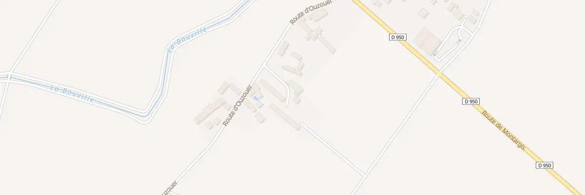 Plan du 19 Rte d’Ouzouer à Mézières-en-Gâtinais