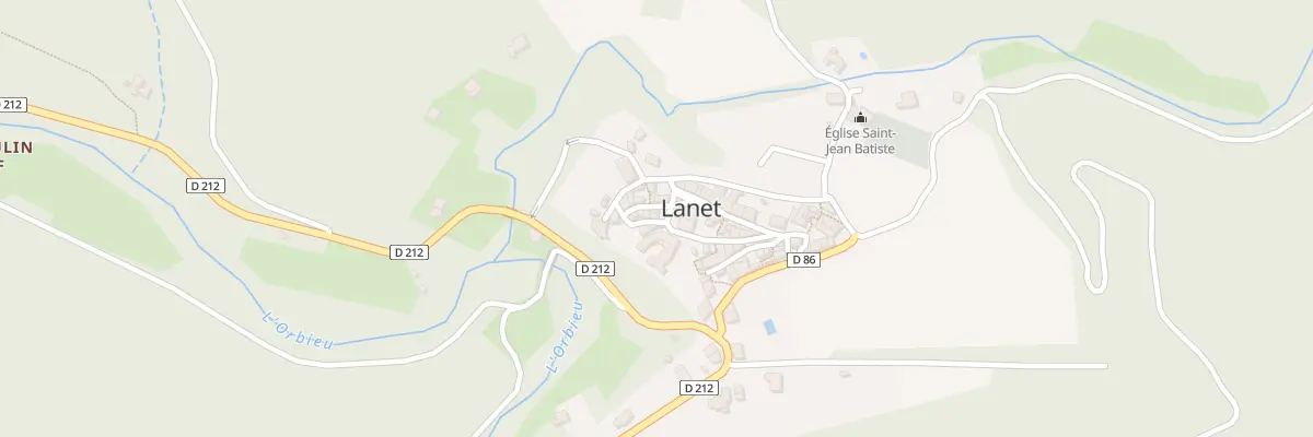 Plan du 8 Rue du Château à Lanet