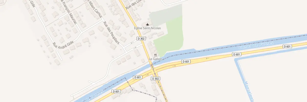 Plan du 4 Rue du Gen de Gaulle à Zuydcoote