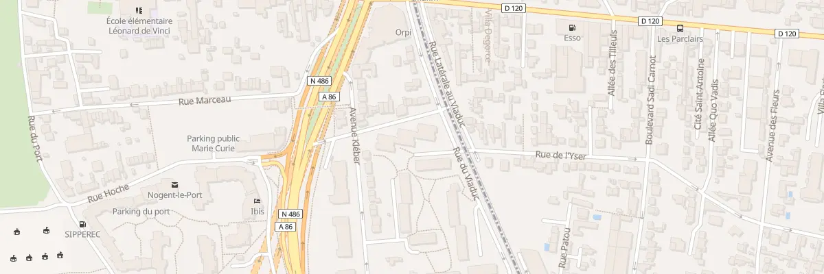 Plan du 14 Rue Henry Dunant à Nogent-sur-Marne
