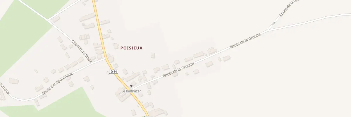 Plan du 13 Rte de la Groutte à Saint-Georges-de-Poisieux