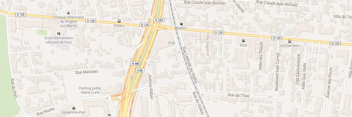 Plan du 6B Rue du Viaduc à Nogent-sur-Marne