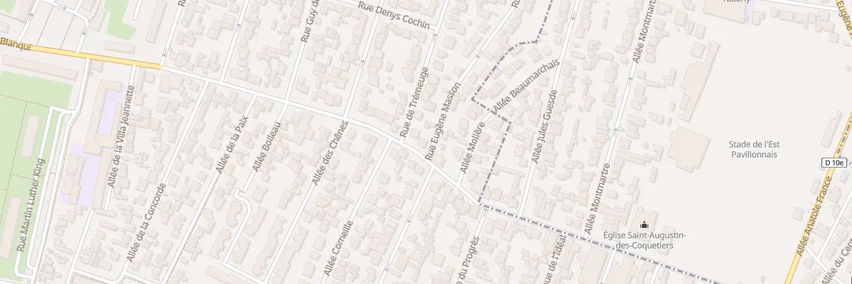 Plan du 175 Rue Louis Auguste Blanqui à Bondy