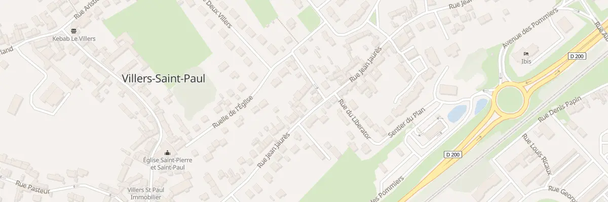 Plan du 43 Rue Jean Jaurès à Villers-Saint-Paul