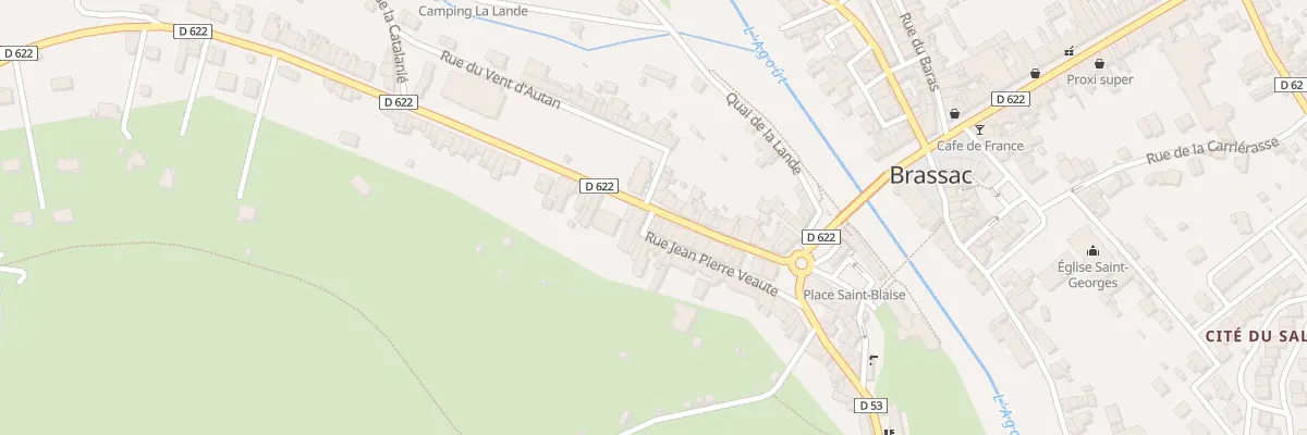 Plan du 25 Av du Sidobre à Brassac