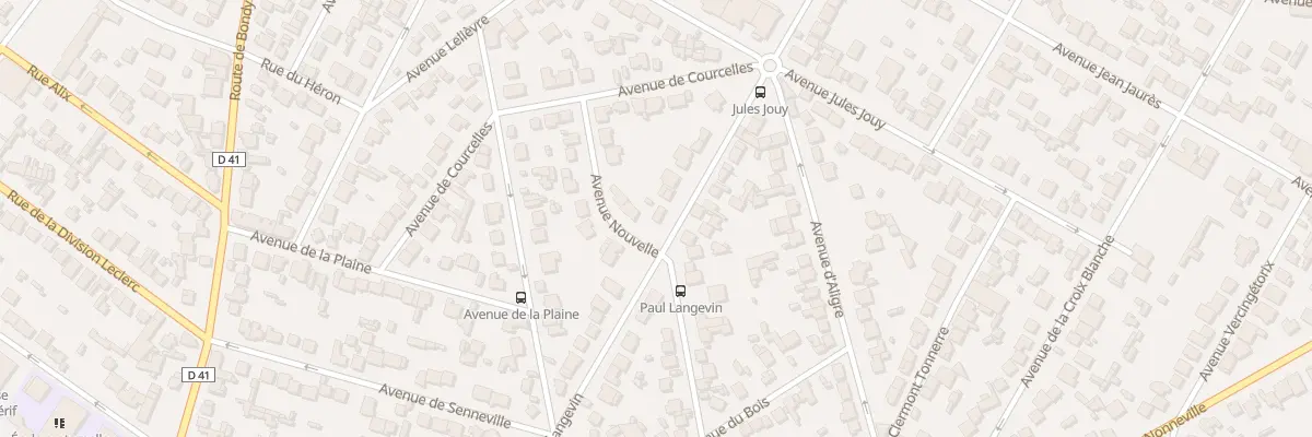 Plan du 48 Av Paul Langevin à Aulnay-sous-Bois