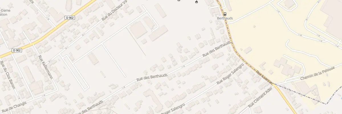 Plan du 151T Rue des Berthauds à Rosny-sous-Bois