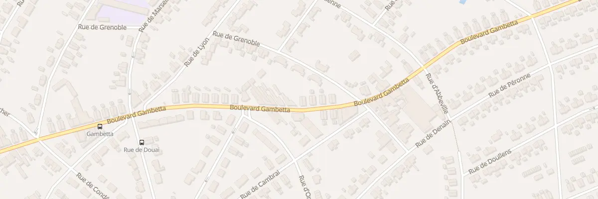 Plan du 129 Bd Gambetta à Marles-les-Mines