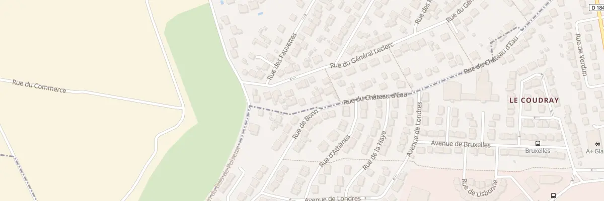 Plan du 75 Rue du Général Leclerc à Puiseux-en-France