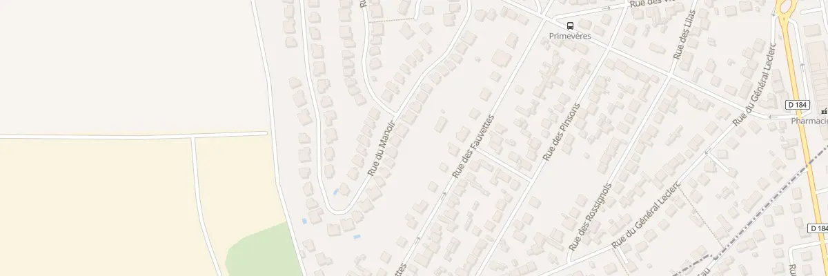 Plan du 25 Rue du Manoir à Puiseux-en-France