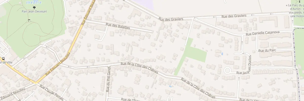 Plan du 51 Rue de la Côte des Chênes à Rosny-sous-Bois