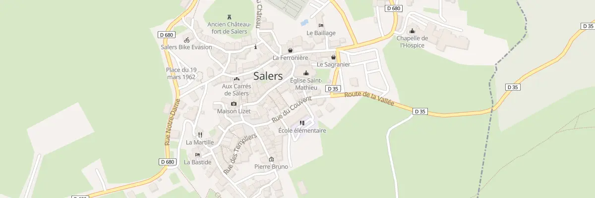 Plan du 5145 Le Bourg à Salers