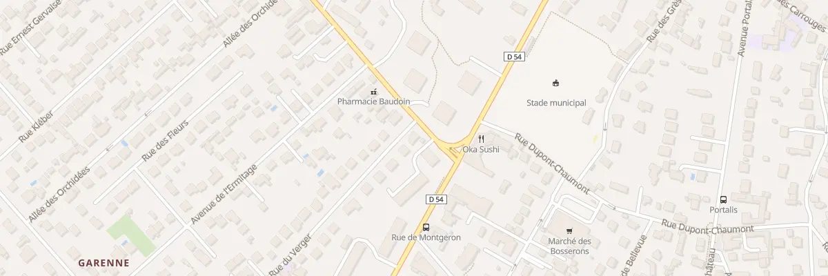 Plan du 1 Rue du Verger à Brunoy