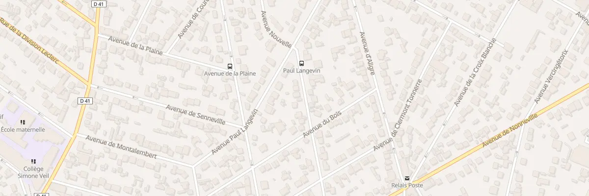 Plan du 8 Av de Mun à Aulnay-sous-Bois