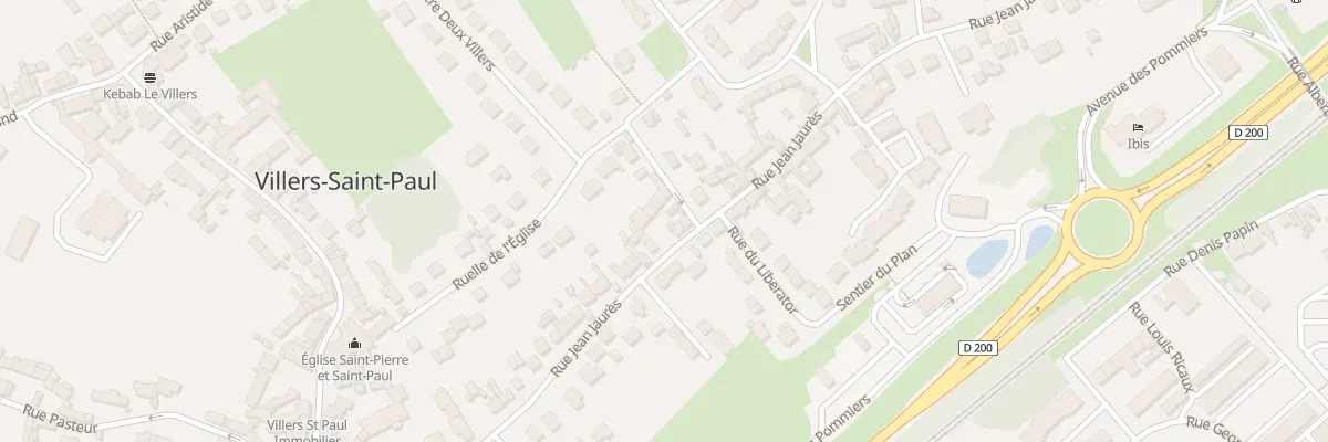 Plan du 45 Rue Jean Jaurès à Villers-Saint-Paul
