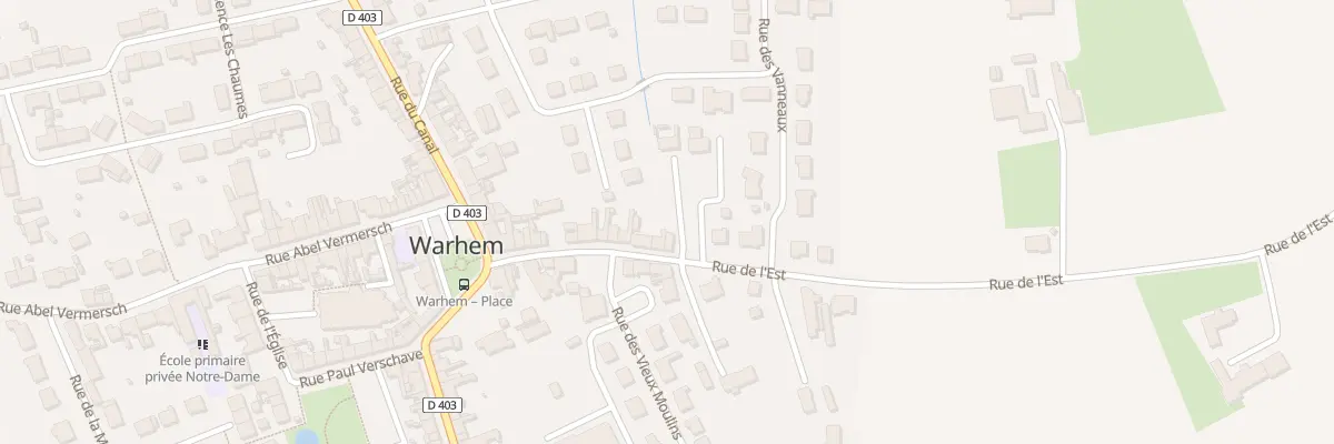 Plan du 21 Rue de l’Est à Warhem