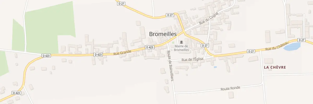 Plan du 5029 Le Village à Bromeilles