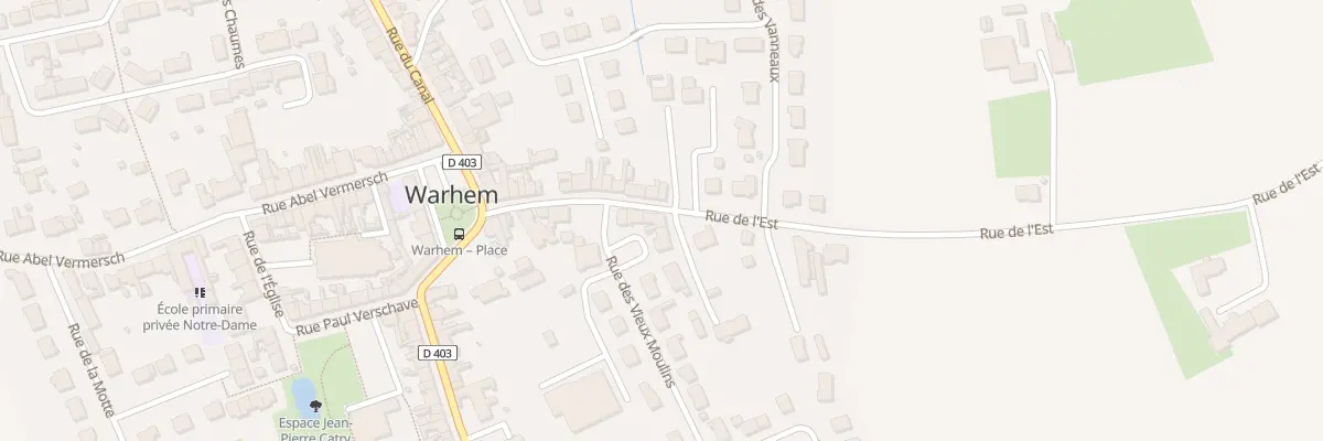 Plan du 20 Rue de l’Est à Warhem