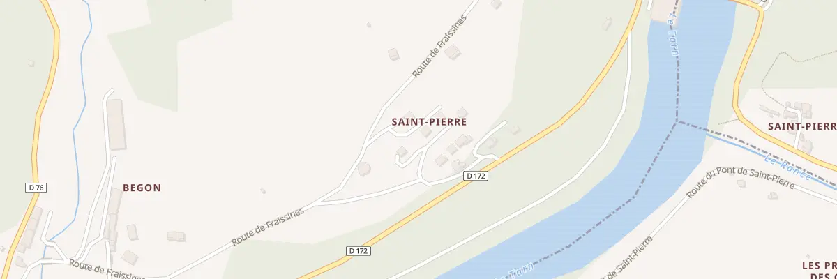 Plan du 538A Rte de Fraissines à Trébas