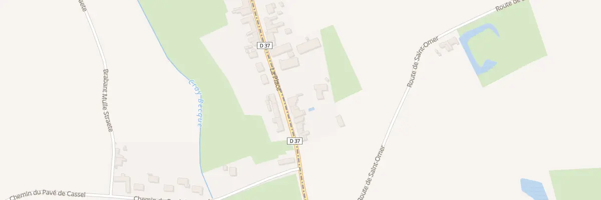 Plan du 222 Pl de Wylder à West-Cappel