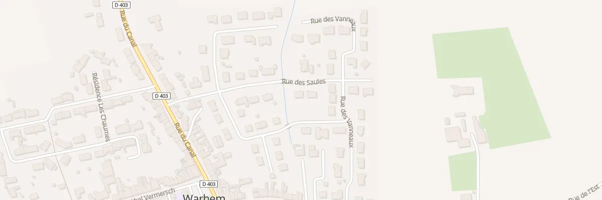 Plan du 196 Rue des Saules à Warhem
