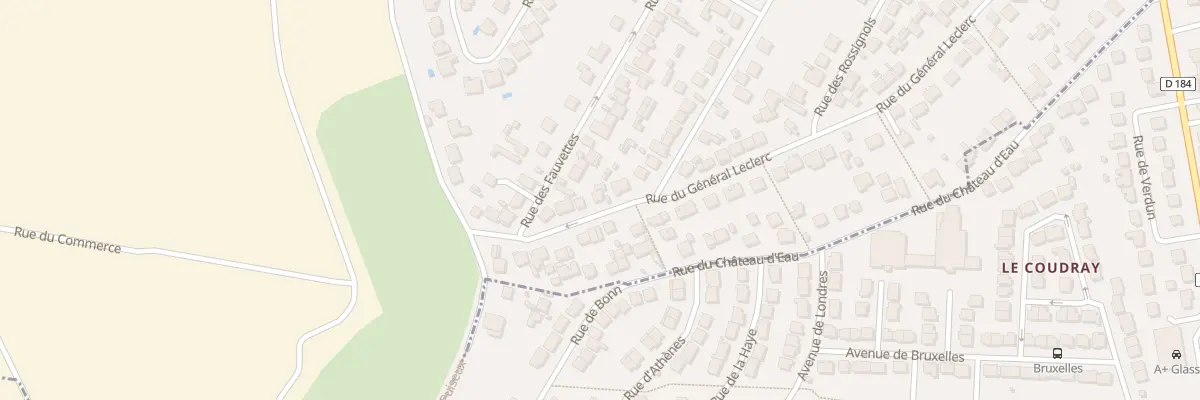 Plan du 70 Rue du Général Leclerc à Puiseux-en-France