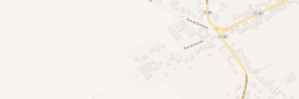 Plan du 12 Rue de Pernes à Allouagne