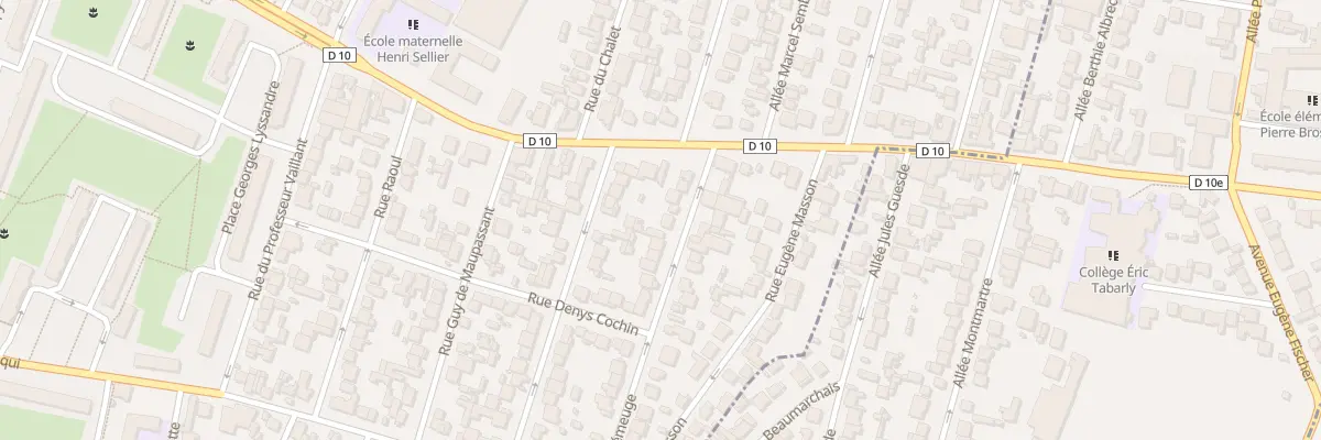 Plan du 10 Rue de Tremeuge à Bondy