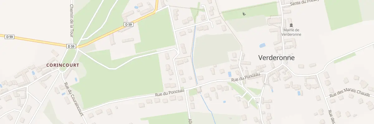 Plan du 8 Rue Jean Jaurès à Verderonne