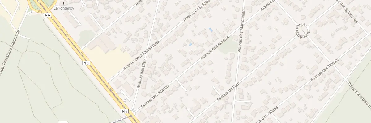 Plan du 102 Av des Acacias à Brunoy