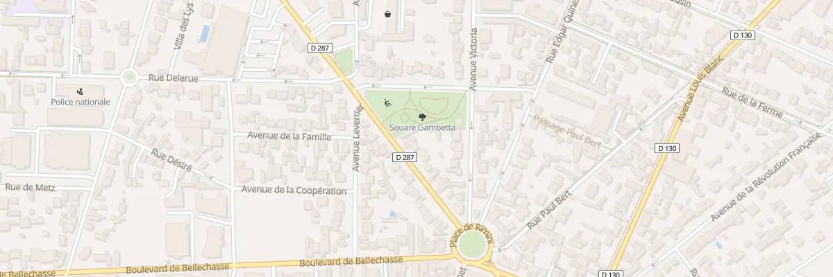 Plan du 89B Av Gambetta à Saint-Maur-des-Fossés