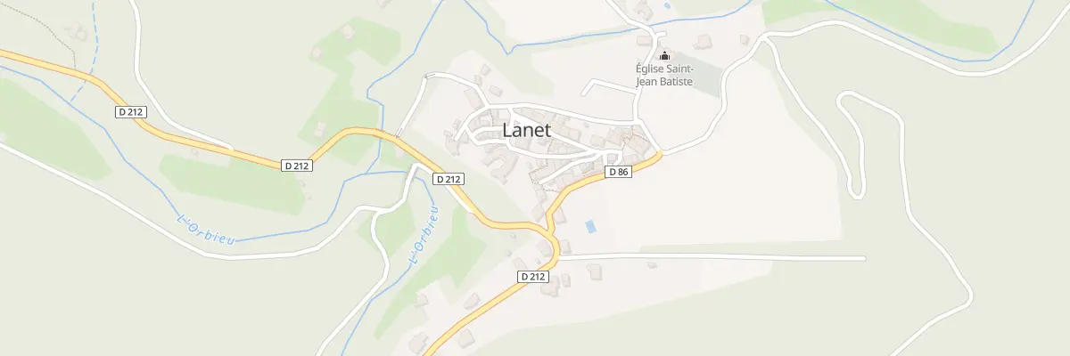 Plan du 3 Courredou de Laverdure à Lanet