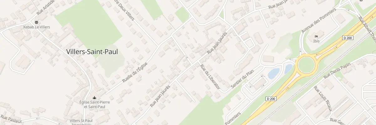 Plan du 49 Rue Jean Jaurès à Villers-Saint-Paul