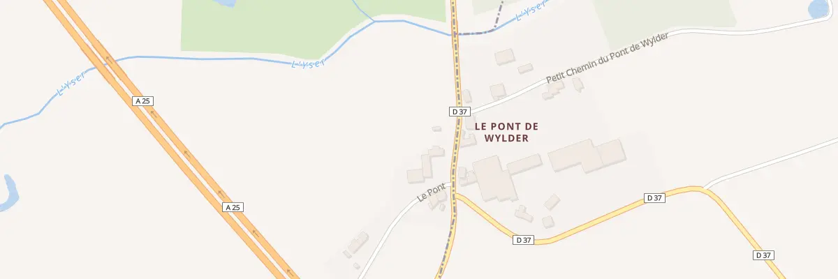 Plan du 2 Le Pont à Wylder