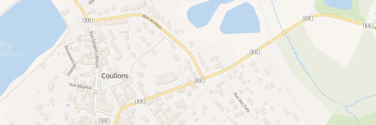 Plan du 38 Rue du Pilon à Coullons