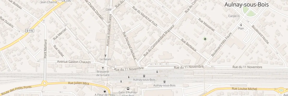 Plan du 7 Rue du Cdt Brasseur à Aulnay-sous-Bois