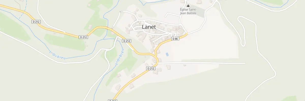 Plan du 2 Av de la Condamine à Lanet
