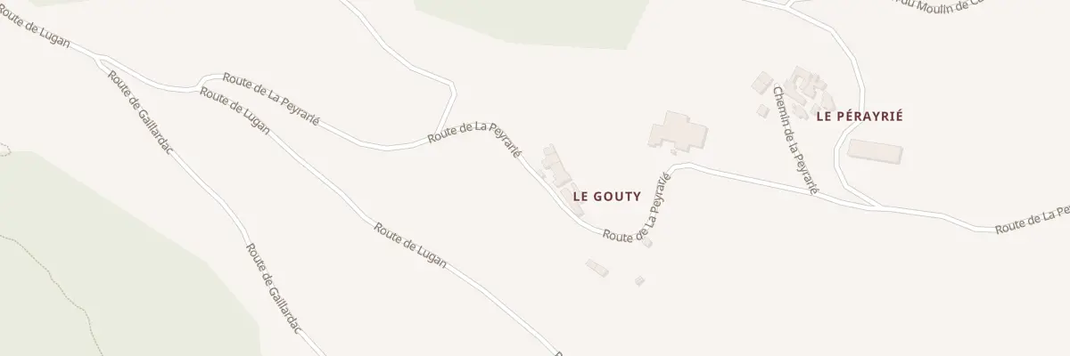 Plan du 403 Rte de la Peyrarié à Curvalle